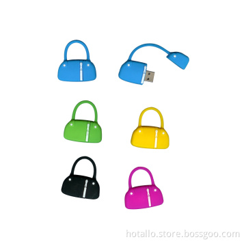 PVC Hand Bag Customized USB Flash Memory
